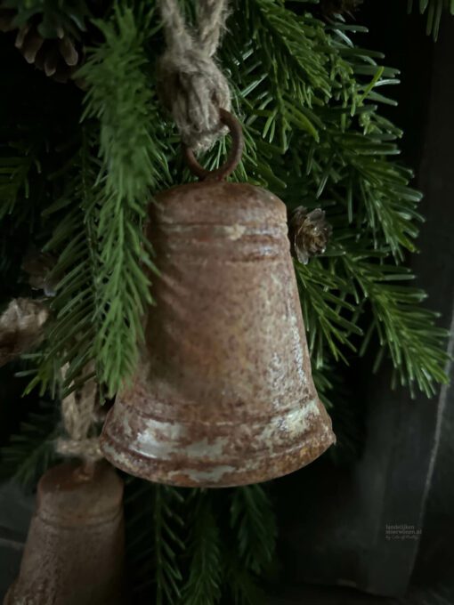 Kerstklok roest h10 8 02