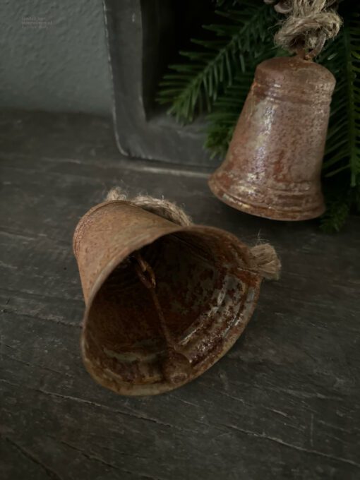 Kerstklok roest h10 8 04