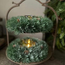 Kunstkrans picea groen 01