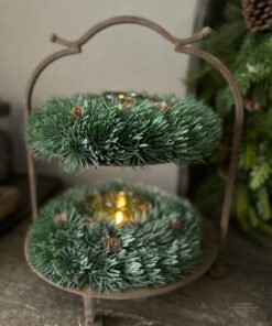 Kunstkrans picea groen 01