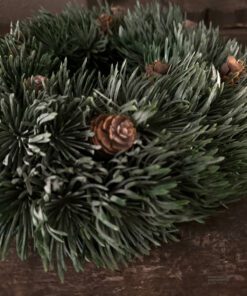 Kunstkrans picea groen 03