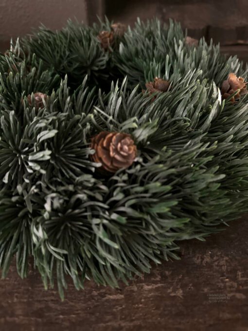 Kunstkrans picea groen 03