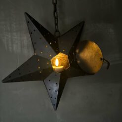 Metalen ster kushi hangend 03