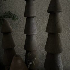 Set houten kerstboompjes deco 05