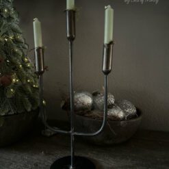 3 Arms IJzeren Kandelaar