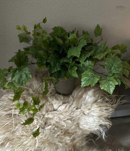 Kunstdruivenblad in pot smal 01