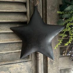 Metalen kerstster met lint ravi 02