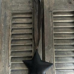 Metalen kerstster met lint ravi 04