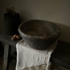 Oud houten vijzel 02