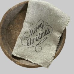 Shabby doek merry christmas2
