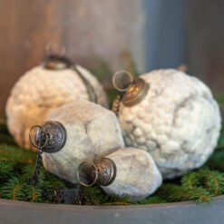 Aura peeperkorn kerst beige fluweel