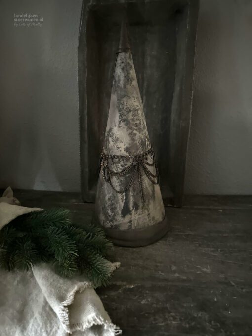 Kerstboompje punt plat de meidenmuts 01