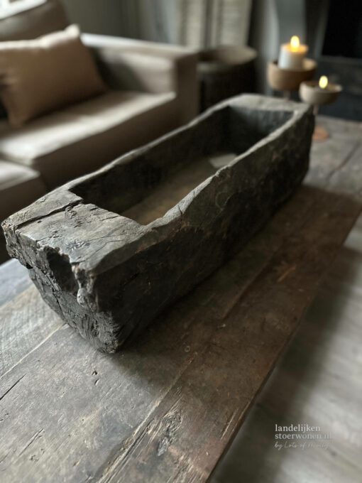 Oud houten trog aura peeperkorn 02