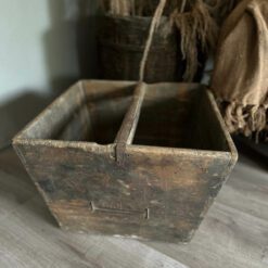Oude houten rijstbak 06