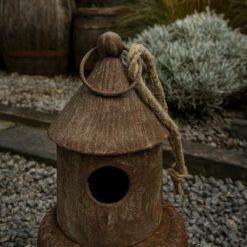 Zinken vogelhuis roest 03