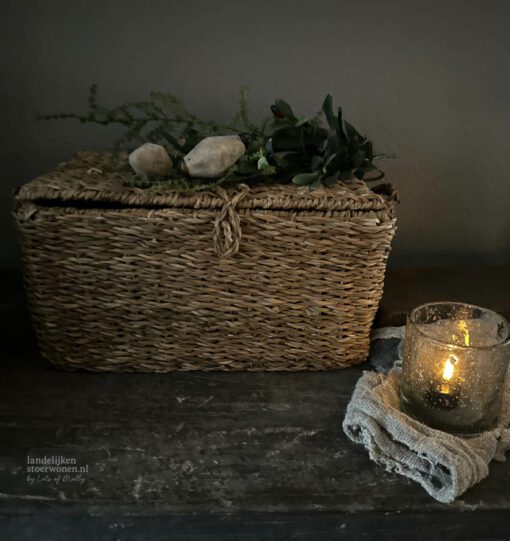 Mand deksel zeegras 01