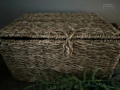 Mand deksel zeegras 02