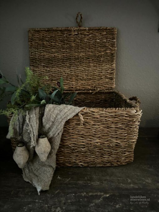 Mand deksel zeegras 03
