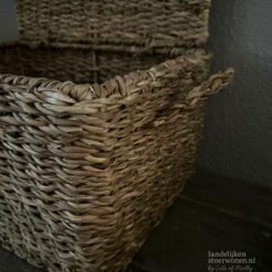 Mand deksel zeegras 04