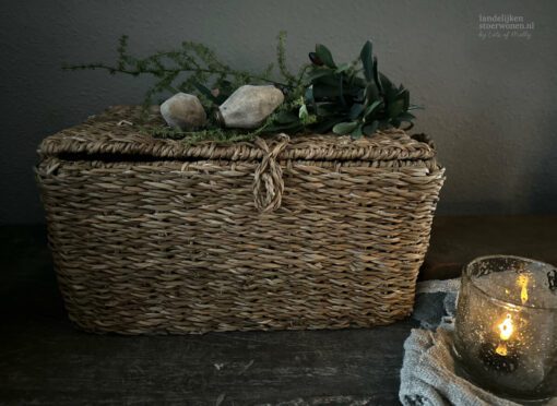Mand deksel zeegras 05