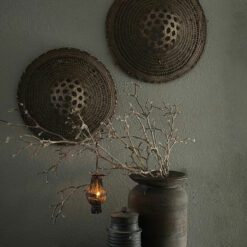 Antieke rieten boerenhoed China