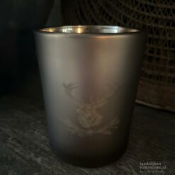 Glazen Windlicht Hertenkop