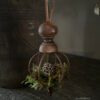 IJzeren Ornament Roest Hout