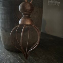 IJzeren Ornament Roest Hout