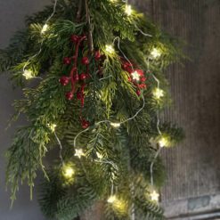 Kunst Kersttoef met verlichting