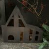 Metalen Huis Roest Waxine