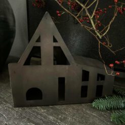 Metalen Huis Roest Waxine