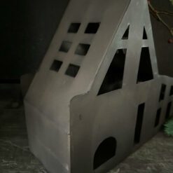 Metalen Huis Roest Waxine