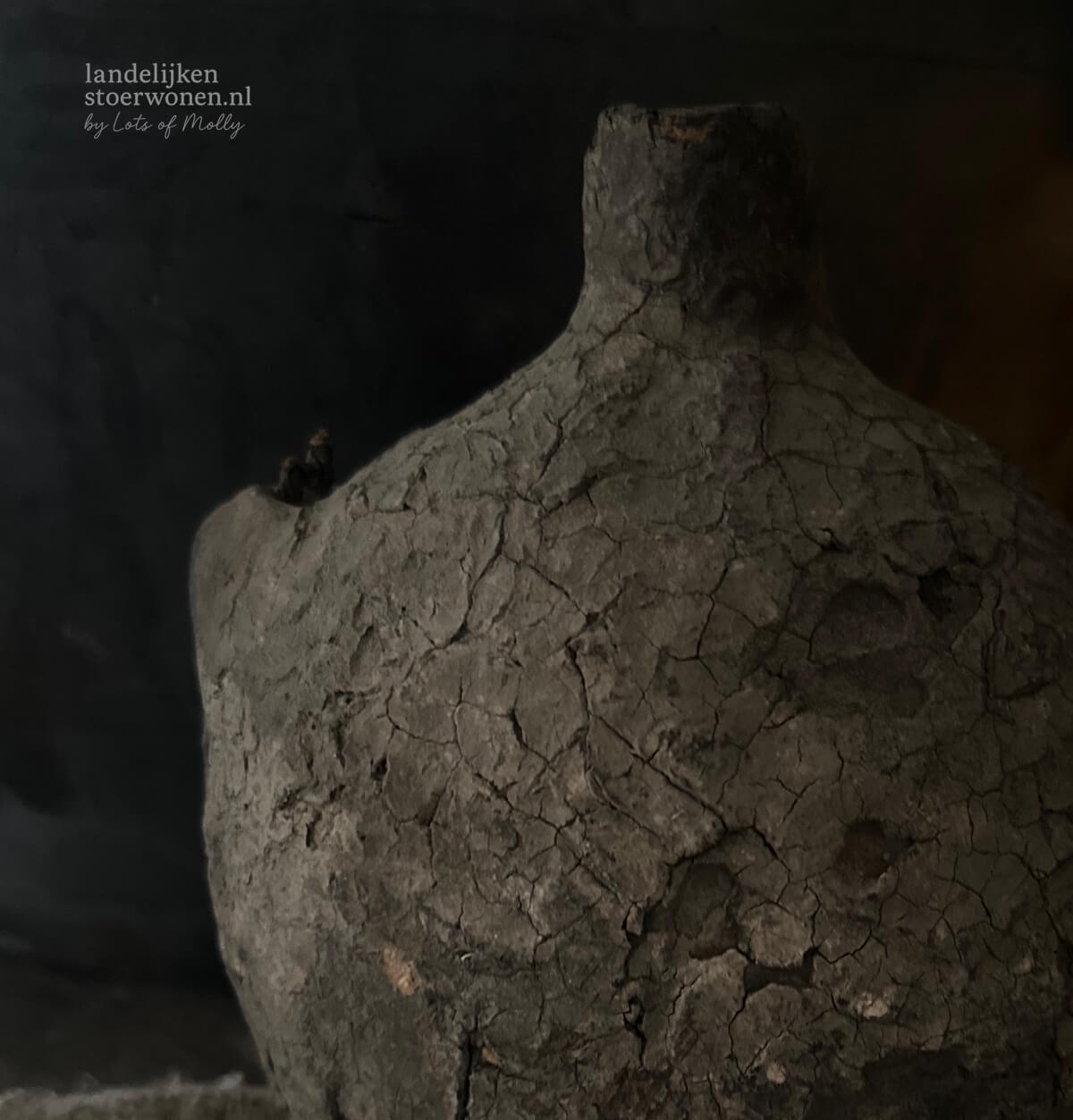 Oliefles aziatisch antiek luksa 03