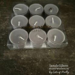 Waxine 9 stuks Grijs