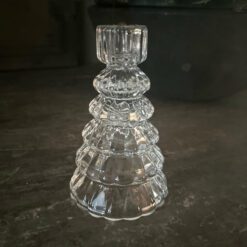 Glazen kandelaar Doorzichtig