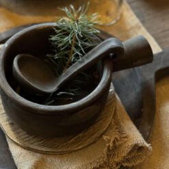 Houten Steelpan lepel Aura Peeperkorn