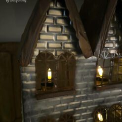 Metalen Waxinelichthouder Huis