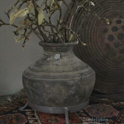 Oude Stenen Kruik Statief Hoffz