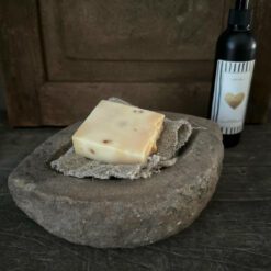 Oude speksteen schaal ovaal