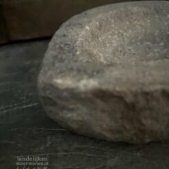 Oude speksteen schaal ovaal