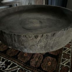 Houten Schaal op voet