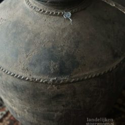 Grote Oude Stenen Kruik Statief Hoffz