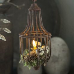 IJzeren Ornament Roest Kroonluchter