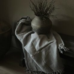 Katoenen Plaid Licht grijs L