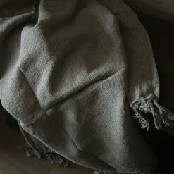 Katoenen Plaid Licht grijs L