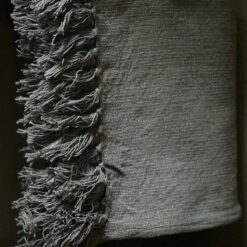 Katoenen Plaid Licht grijs L