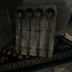 Lepeltjes Set (4) Large Matzwart – Aura Peeperkorn