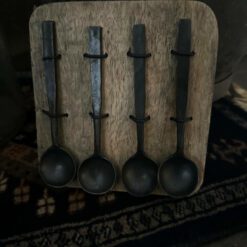 Lepeltjes Set (4) Small Matzwart – Aura Peeperkorn