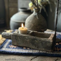 Oud Houten Bakje met Steel Hoffz