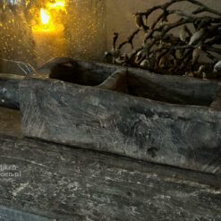 Oud Houten Bakje met Steel Hoffz